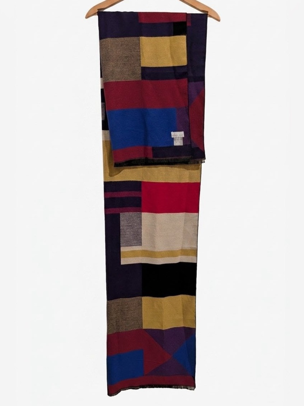 Harvé Benard Colorblock Scarf - Picture 4 of 9